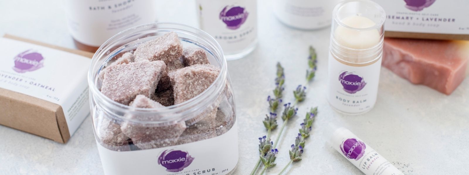 Moxxie products are handcrafted, made in california, natural ingredients, 100% plant-based, no artificial colors, no artificial fragrances, no petroleum ingredients, vegan-friendly, eco-friendly. We donate1% to empower women and girls.