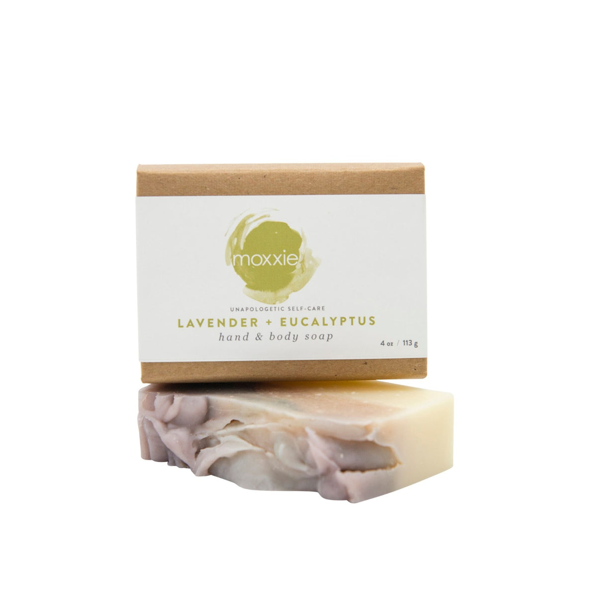 Moxxie all natural, handcrafted 100% botanical Bar Soap in Lavender and Eucalyptus scent