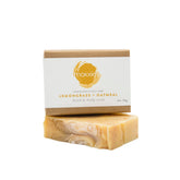 Moxxie hand made, all natural Lemongrass and Oatmeal bar soap