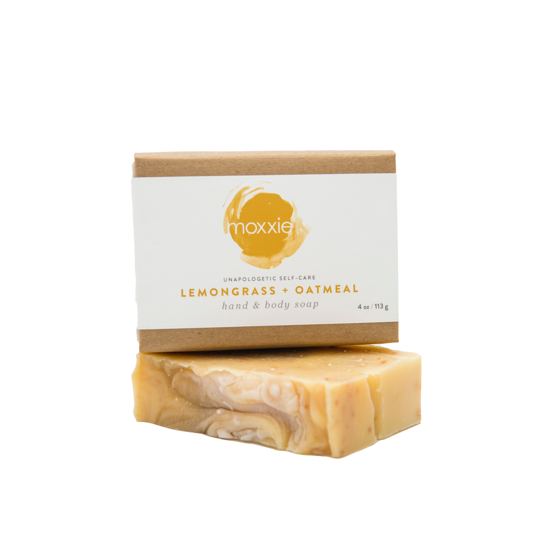 Moxxie all natural, handcrafted 100% botanical Bar Soap - Lemongrass and Oatmeal