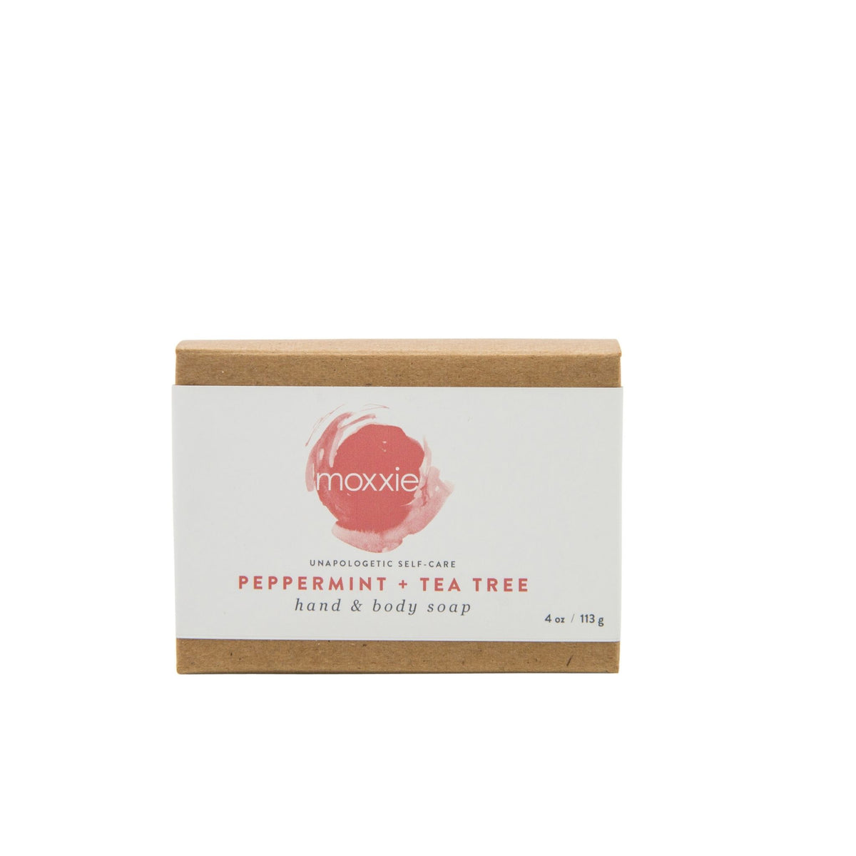 Moxxie all natural, hand made 100% botanical Bar Soap - peppermint and tea tree