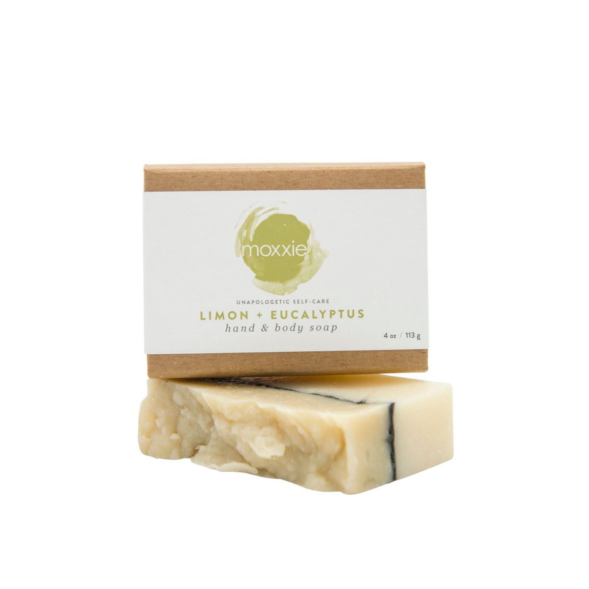 Moxxie all natural, handcrafted 100% botanical Bar Soap - Limon and Eucalyptus