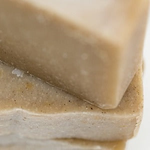 Close up of Cinnamon Hand and body Bar soap by Moxxie essential care