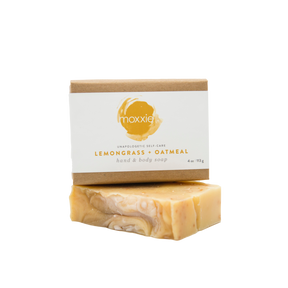Moxxie all natural, handcrafted 100% botanical Bar Soap - Lemongrass and Oatmeal