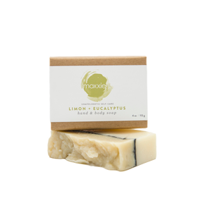 Moxxie all natural, handcrafted 100% botanical Bar Soap - Limon and Eucalyptus